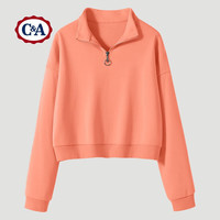 C&A衣女装2025春季内搭上衣立领外套 奶白 S