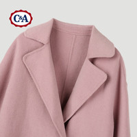 C&A2024女士毛呢外套上衣 兰白花 S