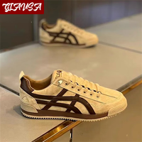 GIAUSA 轻奢品牌板鞋男鞋春季新款休闲帆布鞋男士运动鞋子男增高阿甘鞋男 黑色-高端男鞋 40