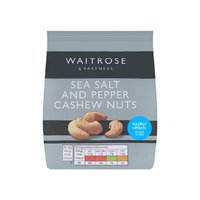 维特罗斯 Waitrose海盐胡椒腰果150g/袋 英国进口