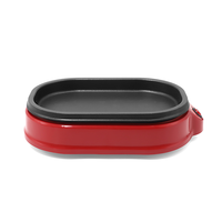 永谷 NAGA TANI 烤肉锅家用电烤盘铁板烧煎肉小型不粘锅涮烤多功能一体烧烤电烤炉