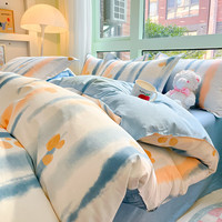 兰芮 新疆棉100%纯棉印花全棉四件套  200*230cm