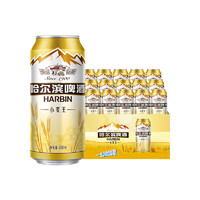 哈尔滨啤酒 小麦王450ml*15听罐