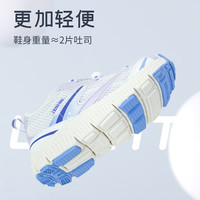 kids.ing【开学季】儿童运动鞋男童春季女童轻便休闲跑步童鞋 炫白紫 30 适合脚长17.5-18.0cm 30码 适合脚长17.5-18.0cm