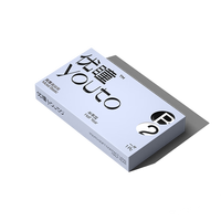 优瞳隐形眼镜装水凝胶透氧近视透明高清