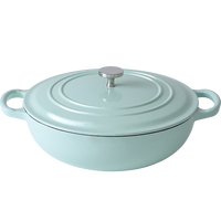 铁工房珐琅锅焖焗锅家用铸铁锅炖锅26cm汤锅海鲜锅礼盒装炖煮锅搪瓷锅