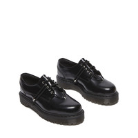 马丁(马汀博士 Dr.Martens)Zeffir英伦男款春夏季光面皮黑色小厚底男单鞋 黑色 43