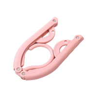 四万公里折叠衣架便携旅行学生宿舍家用加厚晾内衣袜子收纳架旅游神器10只