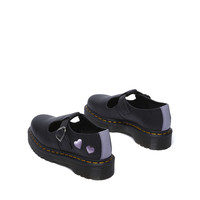 马丁（马汀博士 Dr.Martens）Polley Heart英伦女新春夏舒适软皮女浅口玛丽珍鞋 黑色 36