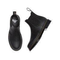 马丁（马汀博士 Dr.Martens）2976英伦男女款春法式裸靴西部靴机车靴女切尔西靴 黑色 45