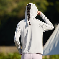 蕉下森林防晒衣男女2025防紫外线夏季可拆卸帽檐防晒服外套 女款-浅灰 2XL