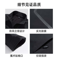 沙乐华（salewa）户外软壳冲锋衣男士秋季防风防泼水弹力抓绒保暖外套 慕深蓝 M