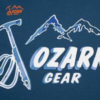 奥索卡 OZARK GEAR户外短袖T恤男 夏季纯棉男短袖运动T恤 339102 芥蓝-202 2XL 185