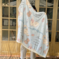 雅鹿毯子午睡办公室沙发毯空调珊瑚绒毛毯加厚冬季小盖毯秋冬四季通用 生日礼物【多功能盖毯】 【办公/盖腿毯】