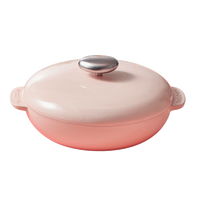 VELOSAN琅锅锅铸铁锅焖焗锅辅食锅煲汤锅炖锅大容量微压锅燃气电磁炉