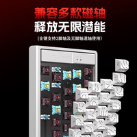 狼途MC68磁轴键盘RT电竞游戏客制化机械有线连接全键热插拔网页驱动 黑正刻【无光版】磁灵轴