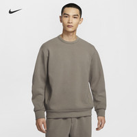 耐克（NIKE）24.7系列DRI-FIT男子速干上衣春圆领卫衣HQ6965 289洞穴石色/中灰 2XL