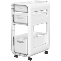 ecoco意可可书包架卫生间可移动置物架宿舍桌下收纳架零食架家用多层学生放包