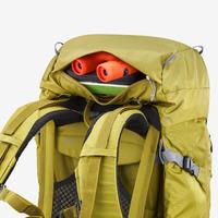 迪卡侬双肩背包MH500户外旅行登山徒步背负系统大容量38L-5324239 淡黄绿