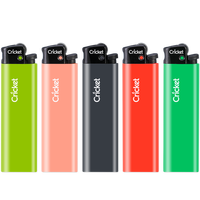 草蜢(CRICKET)cricket草蜢一次性打火机砂轮式防爆滑轮火石广告订做印字 仙人掌 5支