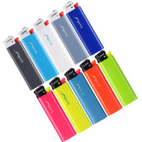 草蜢(CRICKET)cricket草蜢一次性打火机砂轮式防爆滑轮火石广告订做印字 5海军5荧光共 10支