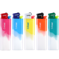 草蜢(CRICKET)cricket草蜢一次性打火机砂轮式防爆滑轮火石广告订做印字 糖果色 10支