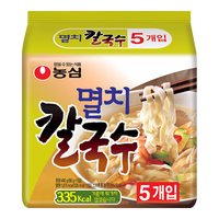 NONGSHIM农心韩国辛拉面方便面泡面汤面袋面速食韩式多口味 鱼味面5连包