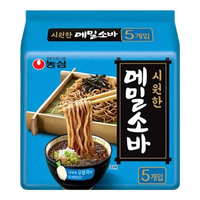 NONGSHIM农心韩国辛拉面方便面泡面汤面袋面速食韩式多口味 荞麦面5连包