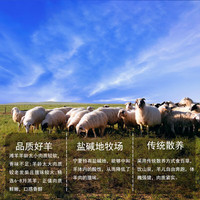 从前有只羊宁夏滩羊 生鲜羊肉半只分割羊腿羊排羊蝎子年货礼盒清真屠宰食材 4斤羊排切块 羊小腿2kg