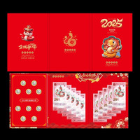 2025年建行蛇年金钞 压岁金钞 金钞 投资金钞 生肖金钞 收藏品 十连号钞十币册(带手袋)号无4