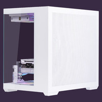 先马(SAMA) 海景房机箱新境界台式机颜之神/光之神海景房电脑机箱/双面玻璃侧透/台式电脑 先马 映像 白色