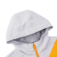 鸿星尔克（ERKE）童装男童三防科技外套风衣25年女童春季防风外套 欧泊蓝 160