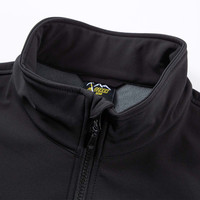 奥索卡 OZARK GEAR户外软壳夹克男 秋冬防泼水防风保暖软壳微弹外套318749 黑-301 2XL/185