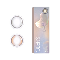 OLENS 欧朗睛 韩国隐形眼镜大小直径镜光系列日抛10片水月灰 450度