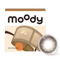 moody 美瞳日抛隐形眼镜大小直径经典系列10片装 珍韵雅黑650度 -自然扩瞳黑-珍韵雅黑