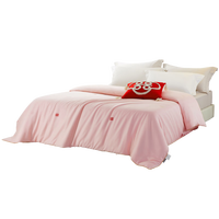 太湖雪轻婚庆被芯蚕丝被100%桑蚕长丝双喜结婚被子双人加大喜事迎门四季 子母被【桑蚕长丝净重2+4斤】 200*230cm