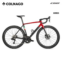 COLNAGO梅花C68公路车 意大利原产碳纤维碟刹 UT8170电子无线电变自行车 整车-HRRD 黑红色 550