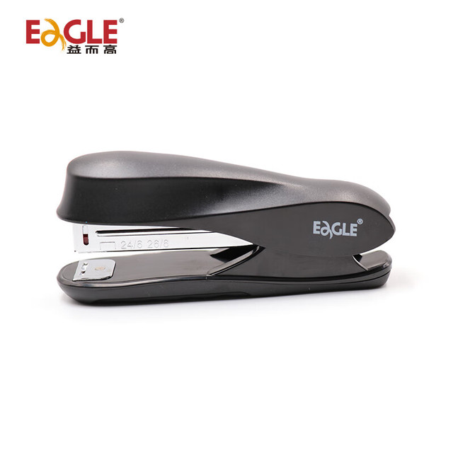 益而高 Eagle 订书机订书器 半针塑胶钉书机 可订18张 蓝色 s7101 2个装