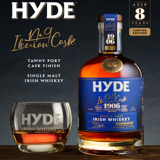 海富格 HYDE 9号单一麦芽波特桶威士忌 爱尔兰原瓶进口洋酒700ml