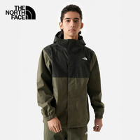 THE NORTH FACE 北面 冲锋衣户外防水春季8AUN 灰褐绿/BQW M