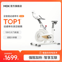 摩刻 MOKFITNESS MOK(摩刻)-S10动感单车家用健身房智能磁控专业减肥运动器材静音 S10冰川白