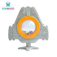 新妙 安抚牙胶婴儿牙胶宝宝防吃手硅胶小玩具 摇铃玩具