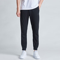 361°361运动裤男春季运动九分裤收口宽松束脚速干裤子常规休闲裤 基础黑-4723 4XL