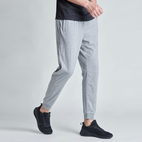 361°361运动裤男春季运动九分裤收口宽松束脚速干裤子常规休闲裤 磁铁花灰-4723 4XL