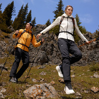 可隆 KOLON SPORT户外休闲衣运动防风防泼水徒步登山软壳夹克外套 橙色OR M