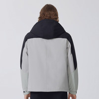 卡宾男装工装拼接棉衣外套春季款宽松棉服保暖时尚街头H 煤黑色01 L /175/50