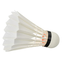 李宁 LI-NING羽毛球稳定耐打训练省队比赛用球飞行平稳落点稳定 室内外12只装 AYQR008 G600(77速 12只装) 1筒