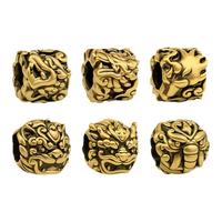 MONOLOGUE独白北纬三十度神兽貔貅麒麟复古黄金男士转运珠