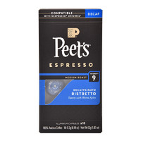 88VIP：Peet's COFFEE Nespresso Original适配咖啡胶囊 9号低因咖啡