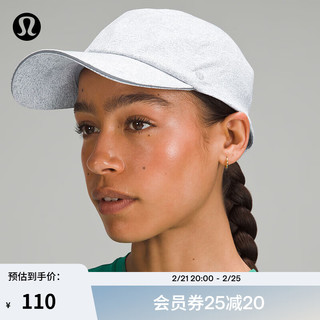 lululemon丨Fast and Free 运动帽 LU9BVBS 纹理高山白混色 S/M